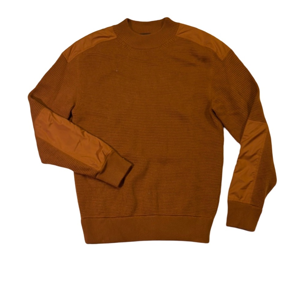 Ermenegildo Zegna Men's Crewneck Sweater in Burnt Orange